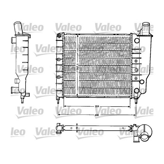 810887 - Radiator, engine cooling 