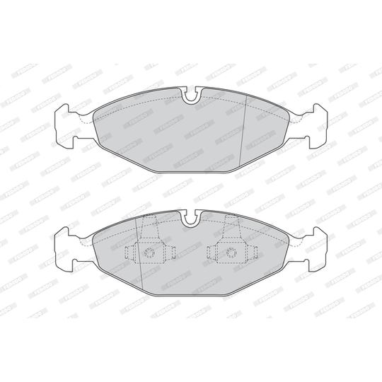 FDB1169 - Brake Pad Set, disc brake 