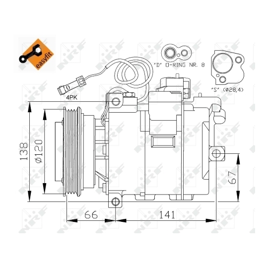 32104 - Kompressor, kliimaseade 