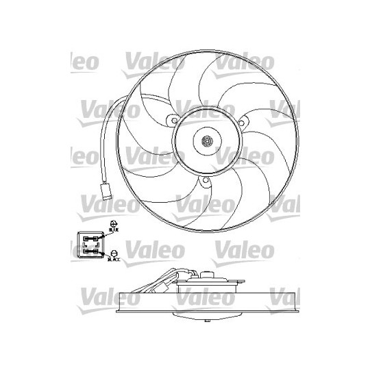 696191 - Fan, radiator 