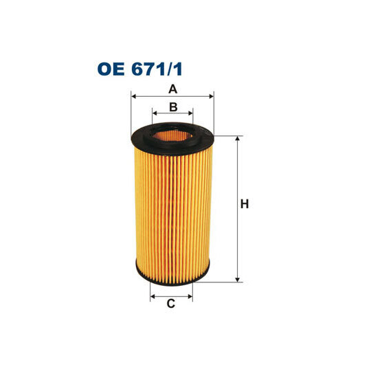OE 671/1 - Oil filter 