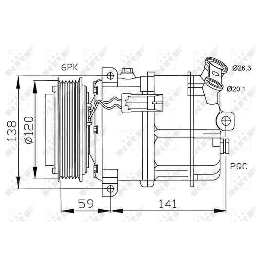 32191 - Kompressori, ilmastointilaite 