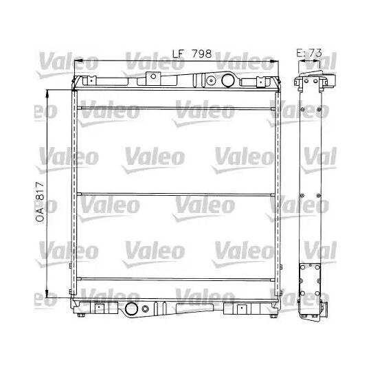 730601 - Radiator, engine cooling 