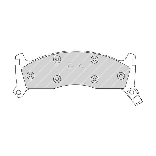 FDB976 - Brake Pad Set, disc brake 
