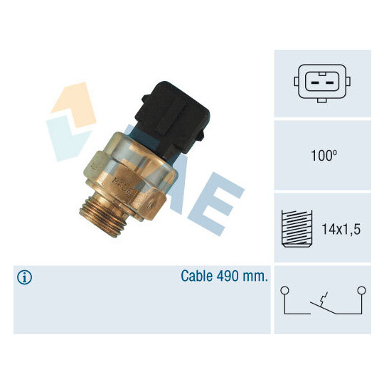 35570 - Temperature Switch, coolant warning lamp 