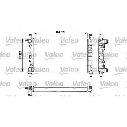 883825 - Radiator, engine cooling 