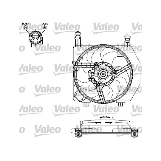 696159 - Fan, radiator 