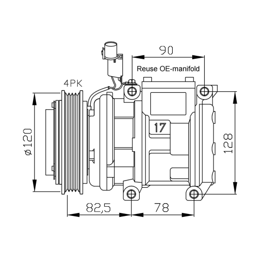 32449 - Compressor, air conditioning 