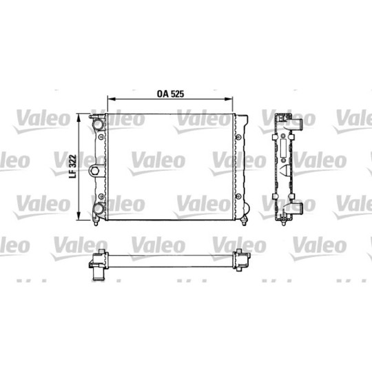 883720 - Radiator, engine cooling 