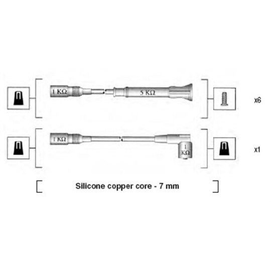 941075180556 - Ignition Cable Kit 