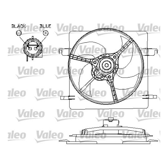 696157 - Fan, radiator 