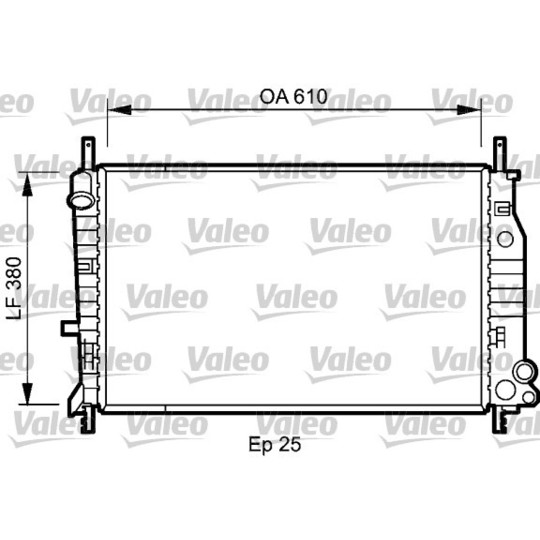 731724 - Radiator, engine cooling 