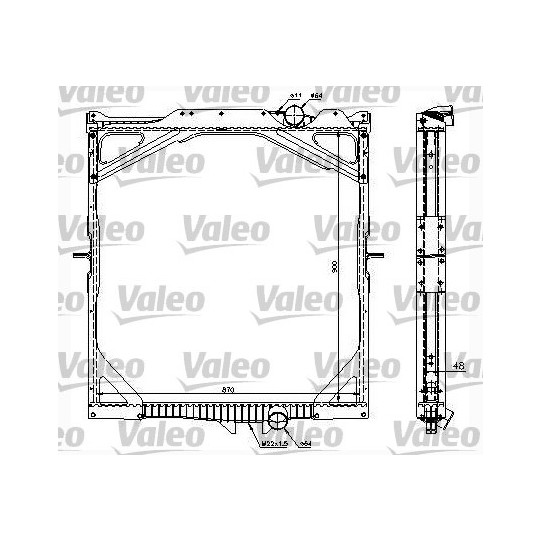 734298 - Radiator, engine cooling 