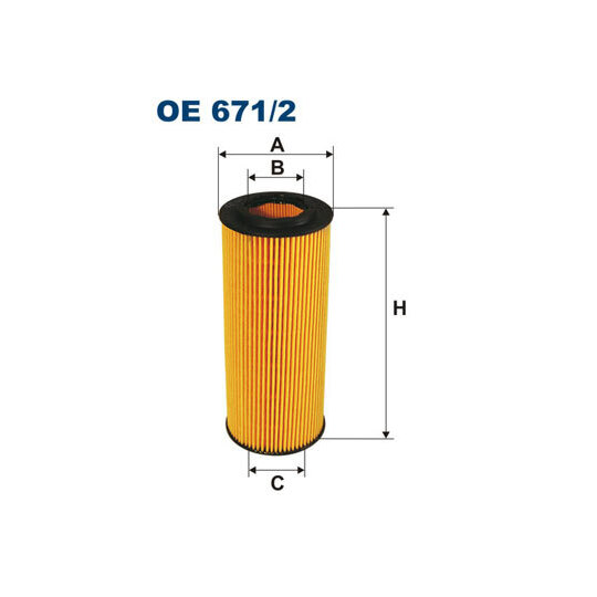 OE 671/2 - Oil filter 