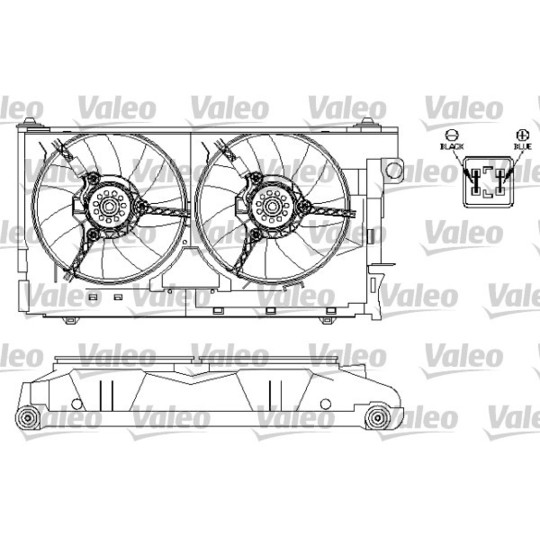 696212 - Fan, radiator 