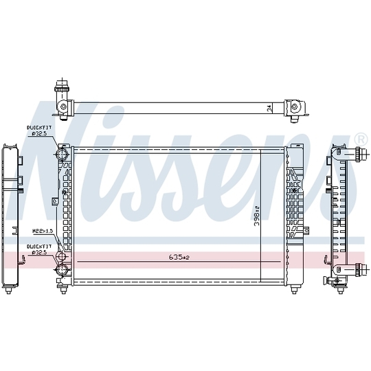 60489 - Radiator, engine cooling 