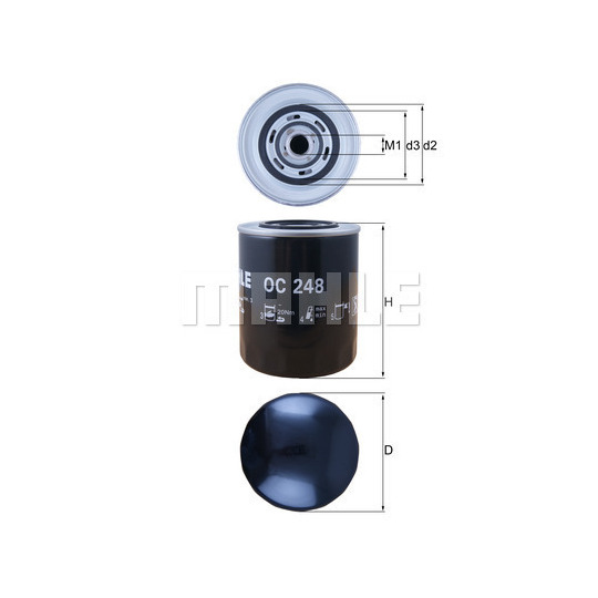 OC 248 - Oil filter 