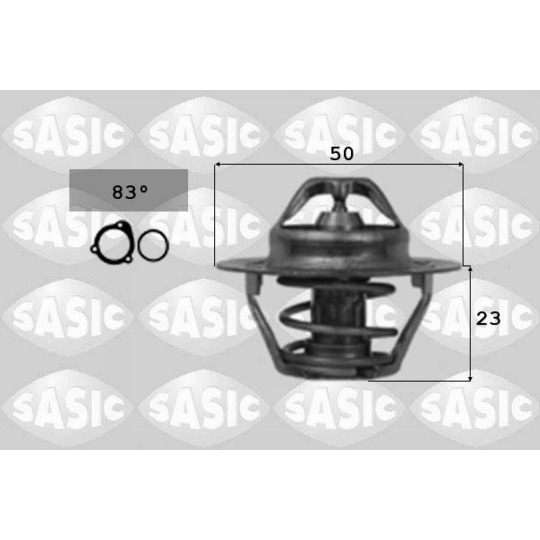 3304002 - Thermostat, coolant 