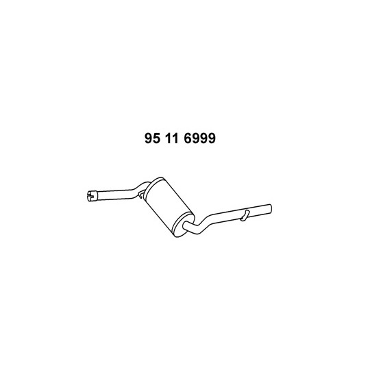 95 11 6999 - Middle Silencer 