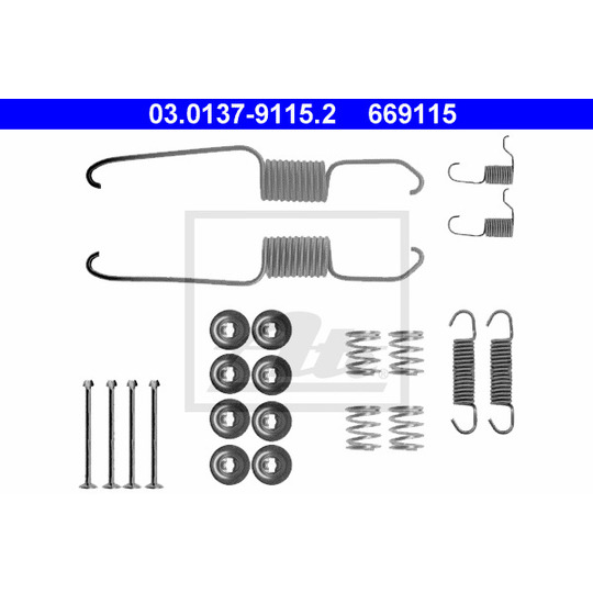 03.0137-9115.2 - Accessory Kit, brake shoes 