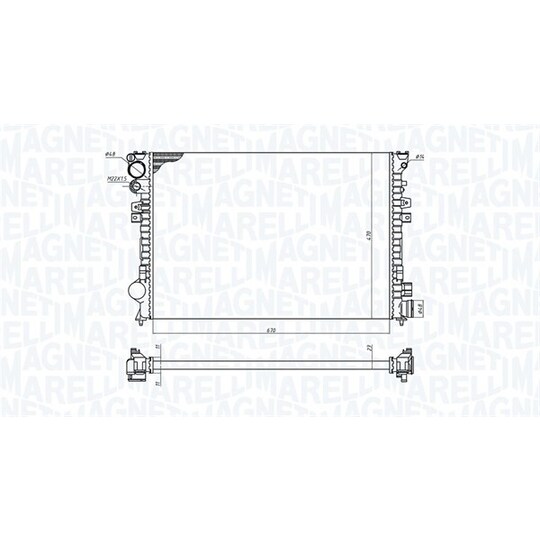 350213102700 - Radiator, engine cooling 