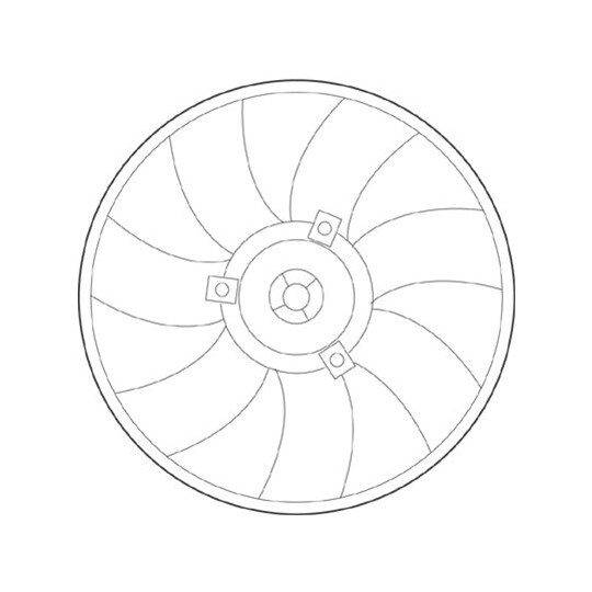 069422228010 - Fan, radiator 