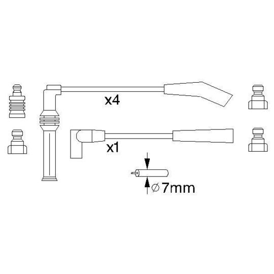 0 986 356 751 - Süütesüsteemikomplekt 