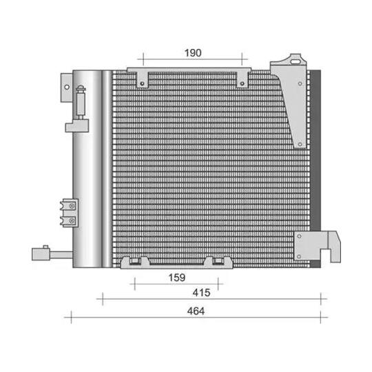 350203263000 - Condenser, air conditioning 