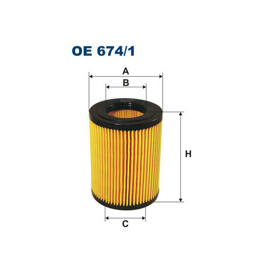 OE 674/1 - Oil filter 