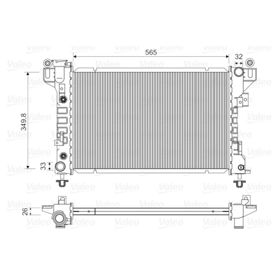 731578 - Radiaator, mootorijahutus 