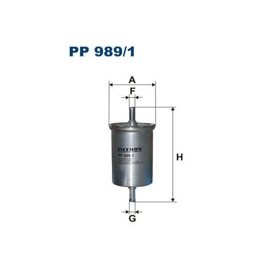 PP 989/1 - Bränslefilter 