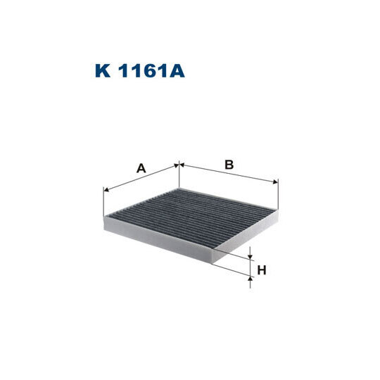K 1161A - Filter, kupéventilation 