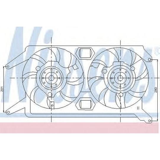 85110 - Fan, radiator 
