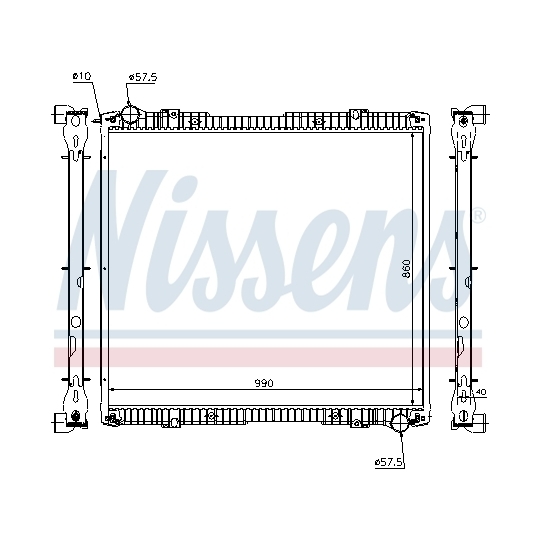 64067A - Radiator, engine cooling 