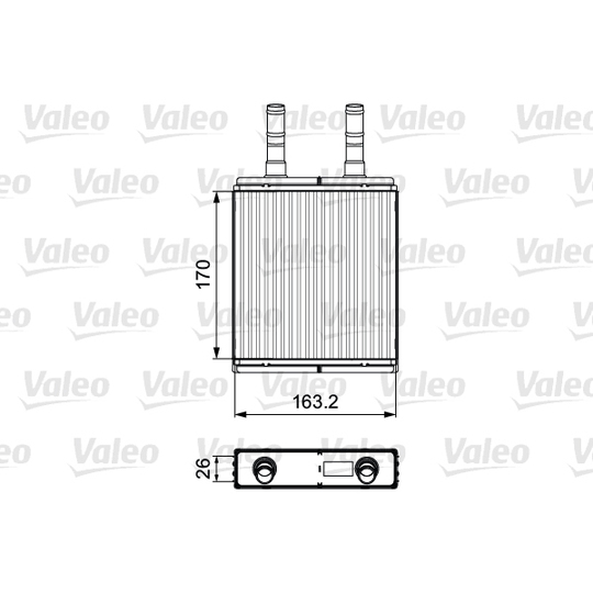 812409 - Heat Exchanger, interior heating 