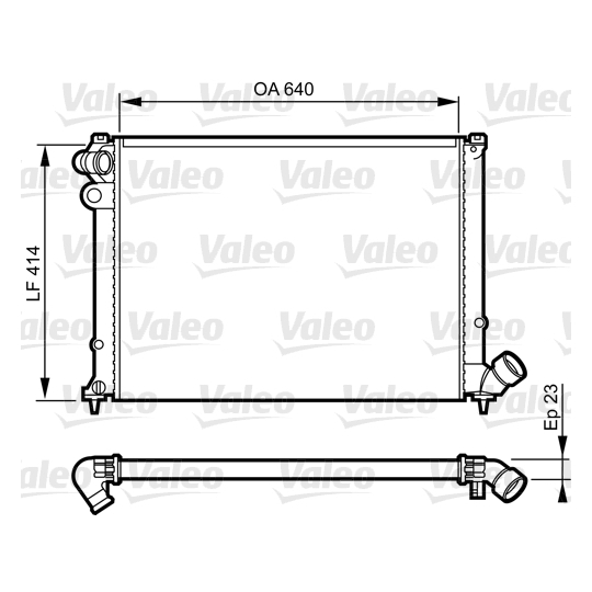 731574 - Radiaator, mootorijahutus 