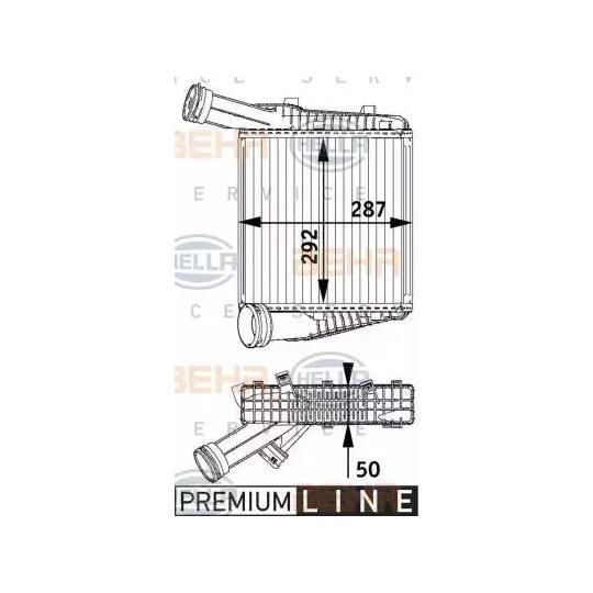 8ML 376 729-571 - Kompressoriõhu radiaator 