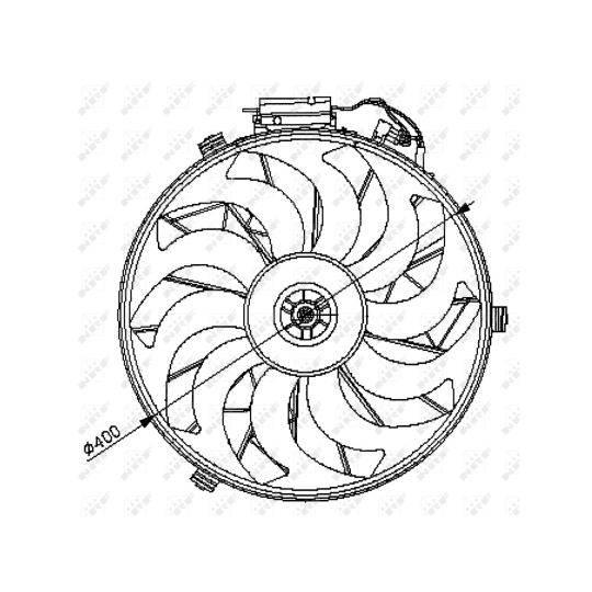 47028 - Fan, radiator 