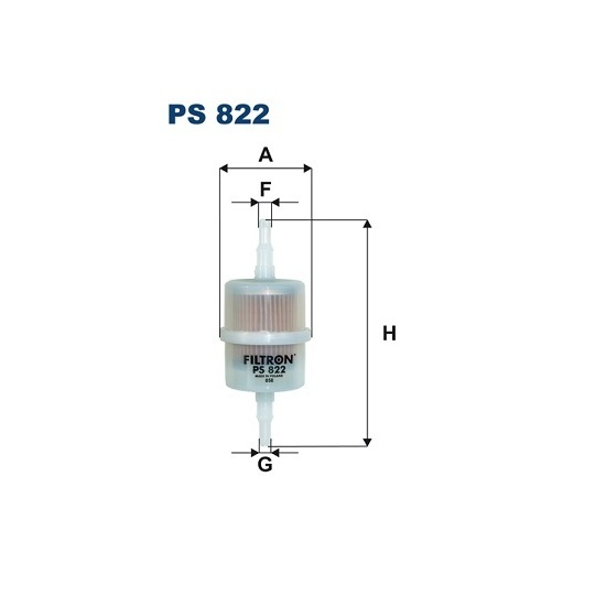 PS 822 - Bränslefilter 