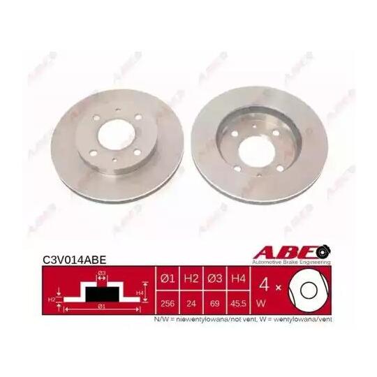 C3V014ABE - Brake Disc 