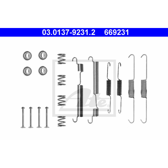 03.0137-9231.2 - Accessory Kit, brake shoes 