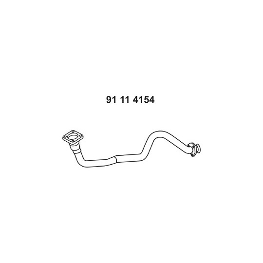 91 11 4154 - Exhaust pipe 