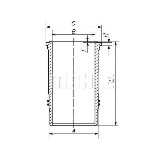 209 WN 21 - Cylinder Sleeve 