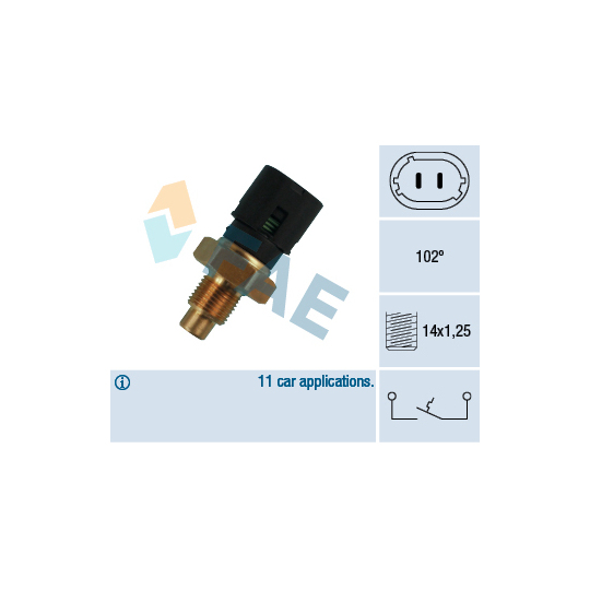 35720 - Temperature Switch, coolant warning lamp 