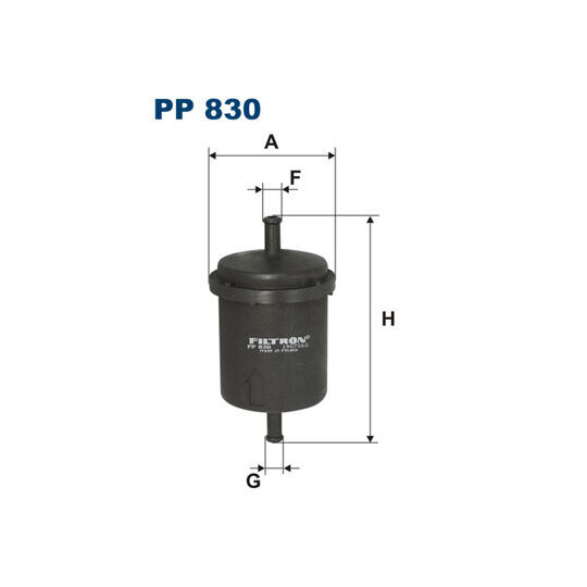 PP 830 - Fuel filter 