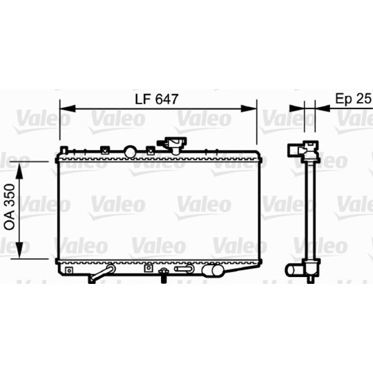 734263 - Radiaator, mootorijahutus 