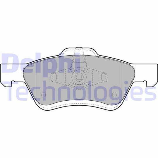 LP2161 - Brake Pad Set, disc brake 