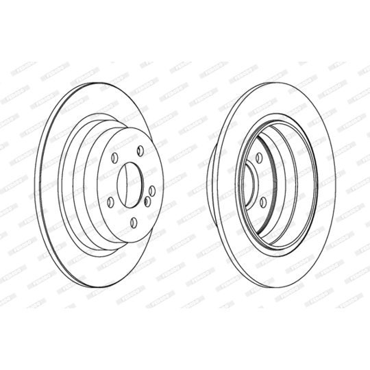 DDF1308 - Brake Disc 