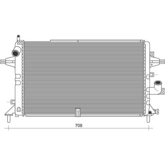 350213980000 - Radiator, engine cooling 