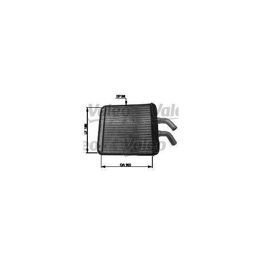 812410 - Heat Exchanger, interior heating 